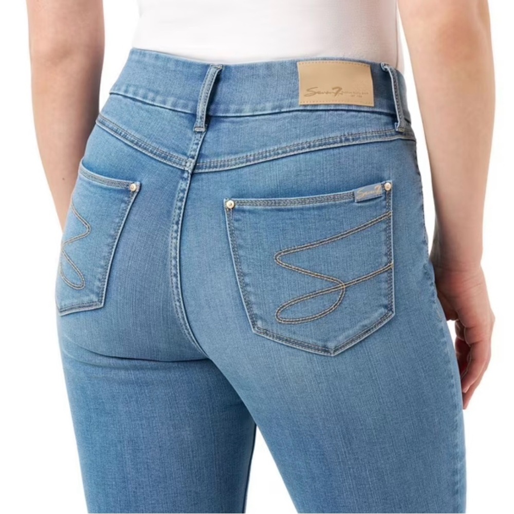 Seven7 Women’s Tummiless Skinny Jeans Light Wash Size 10 New With Tags
